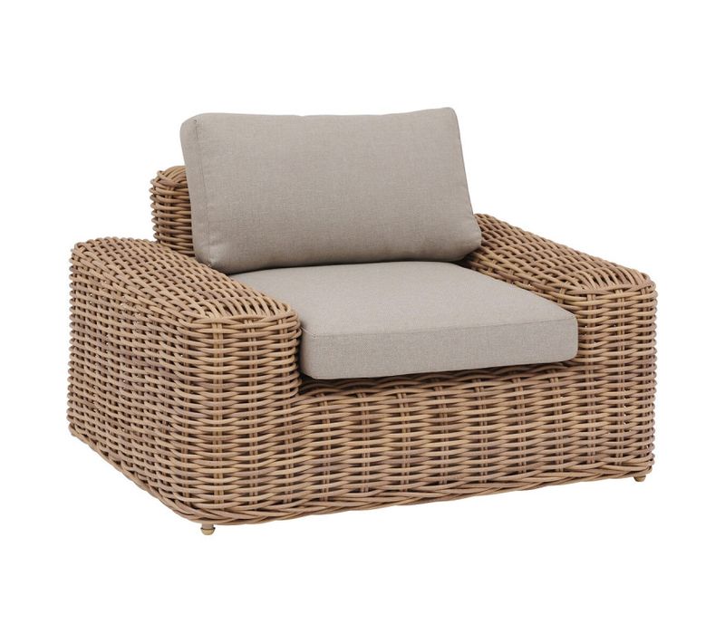 Fauteuil De Salon De Jardin Savinia Coloris Tahini Hespéride