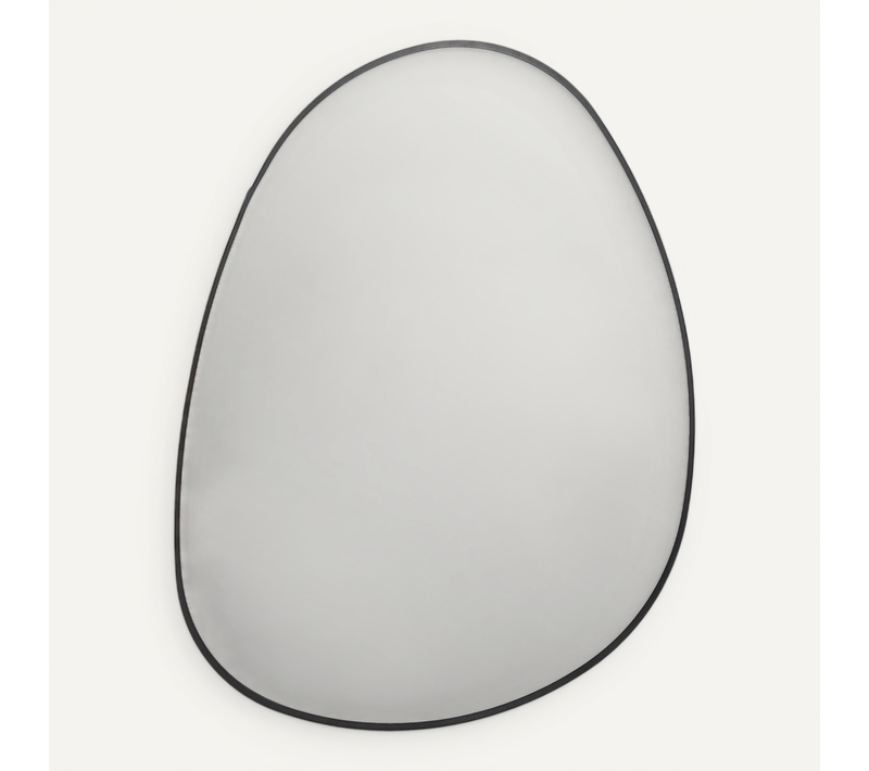 Miroir "rosalia" Métal Noir 55x75cm
