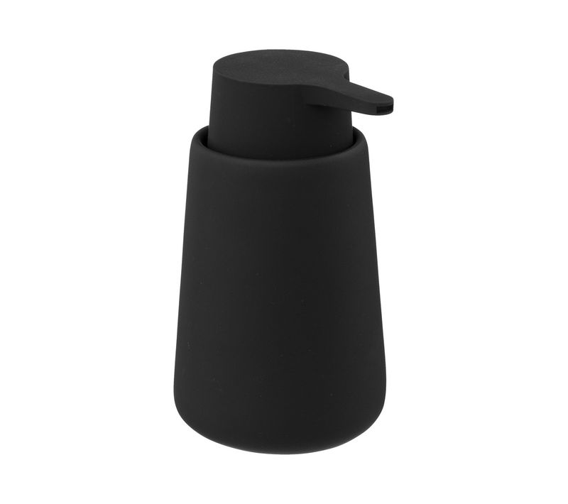 Distributeur à Savon Ou Lotion En Céramique Noir Mat 250 Ml