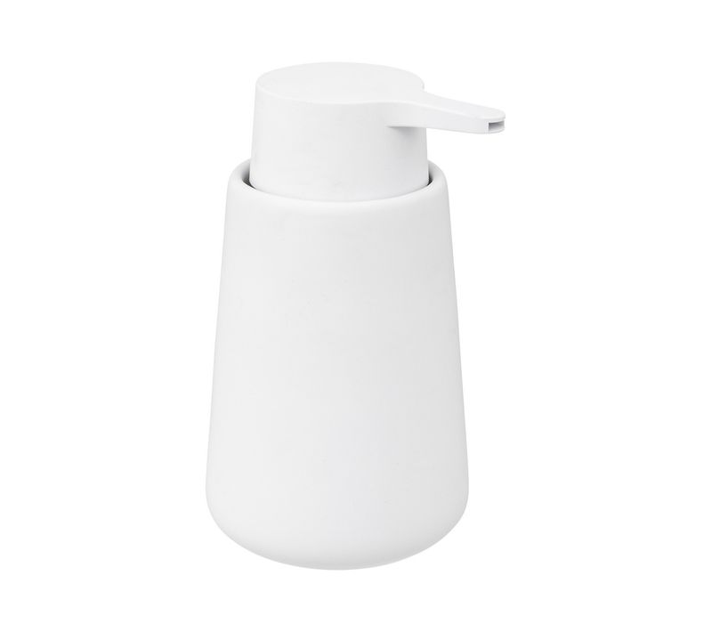 Distributeur à Savon Ou Lotion En Céramique Blanc Mat 250 Ml