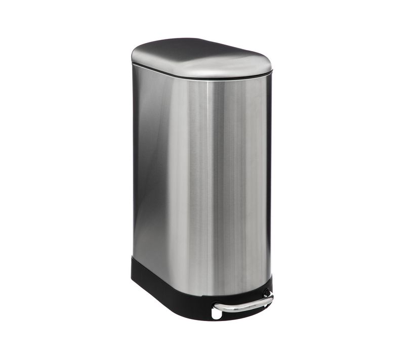 Poubelle 30 Litres En Métal Inox Ouverture à Pédale