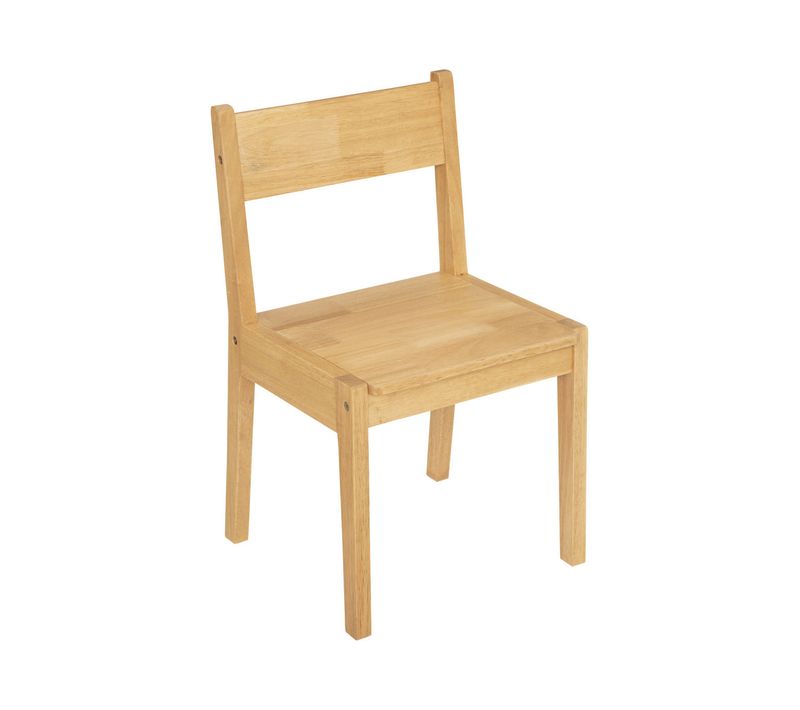 Chaise Pour Enfant En Bois Naturel H 54.5 Cm