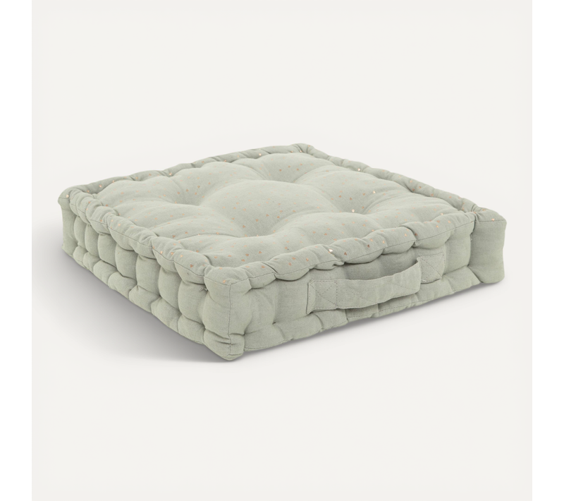 Coussin De Sol Berlingot Bleu 40 X 40 Cm
