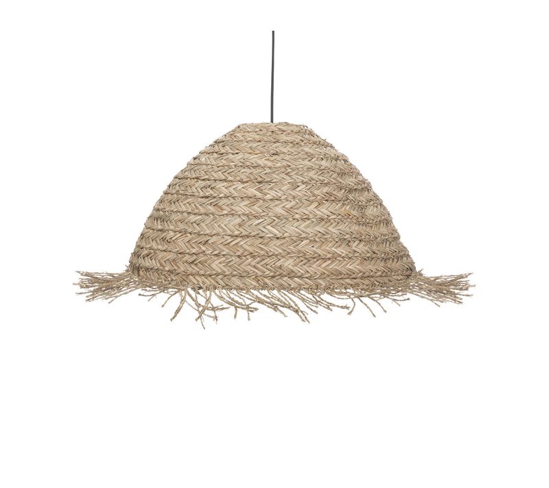 Luminaire Suspension En Roseau Naturel D 56 Cm