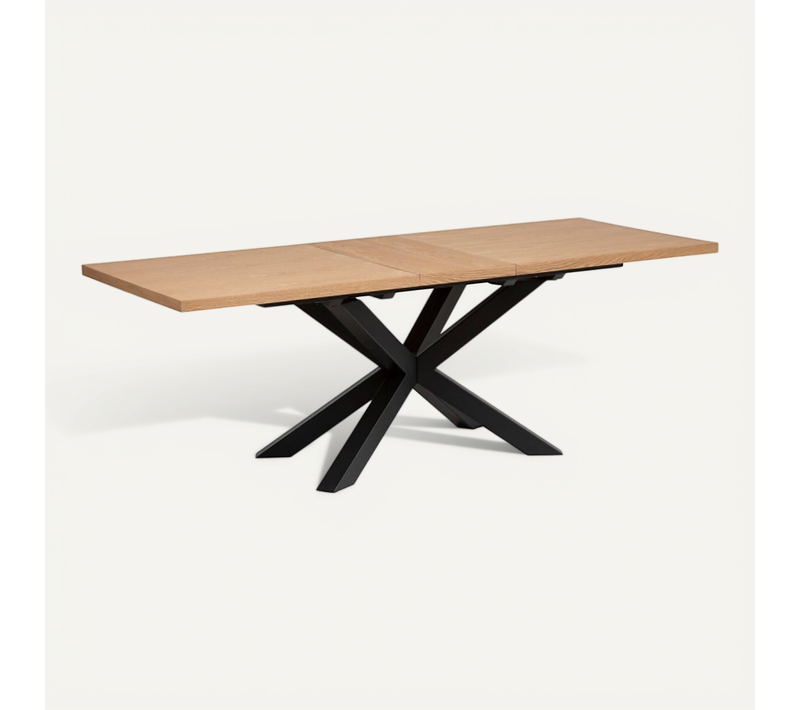 Table À Manger 180/220 X 90 Cm Extensible Olaf Atmosphera