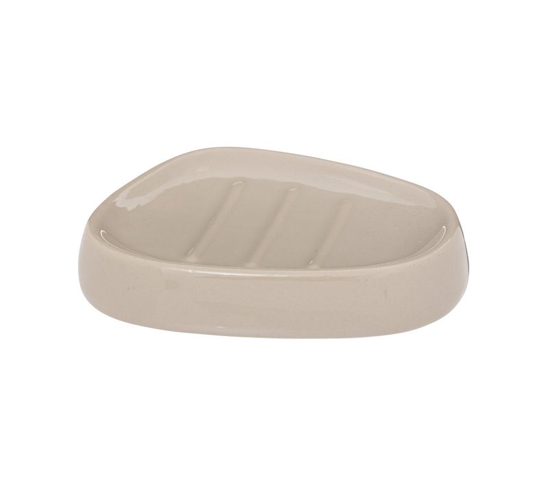 Porte-savon Beige Lin En Céramique