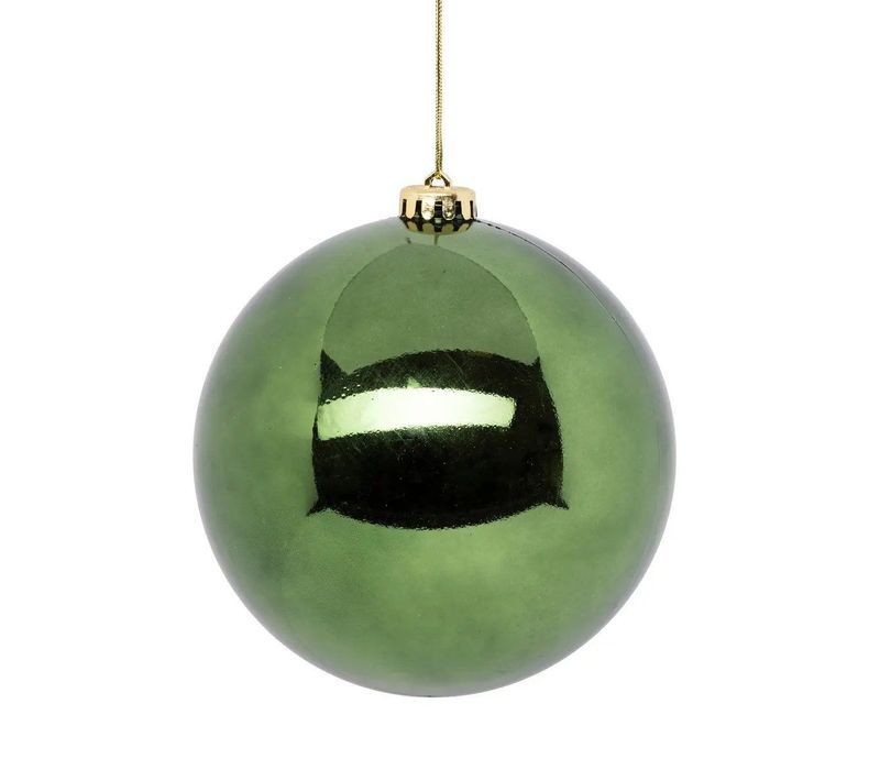 Boule De Noël "la Maison Des Couleurs" 15cm Vert Olive
