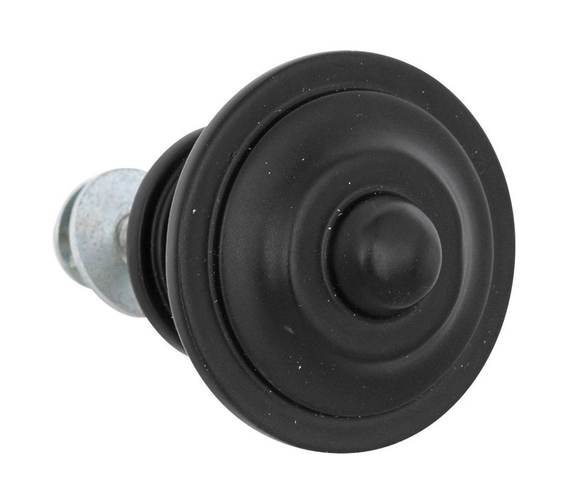 Boutons De Meuble X2 "alana" En Métal D3,4cm Noir