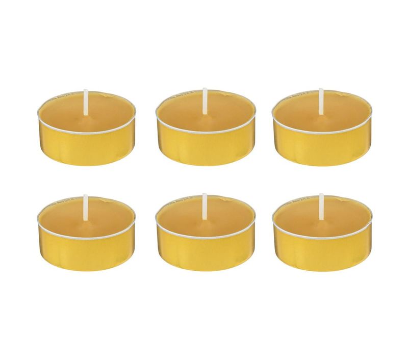 Lot De 6 Bougies Chauffe-plat Parfumées "izor" 3,7cm Vanille