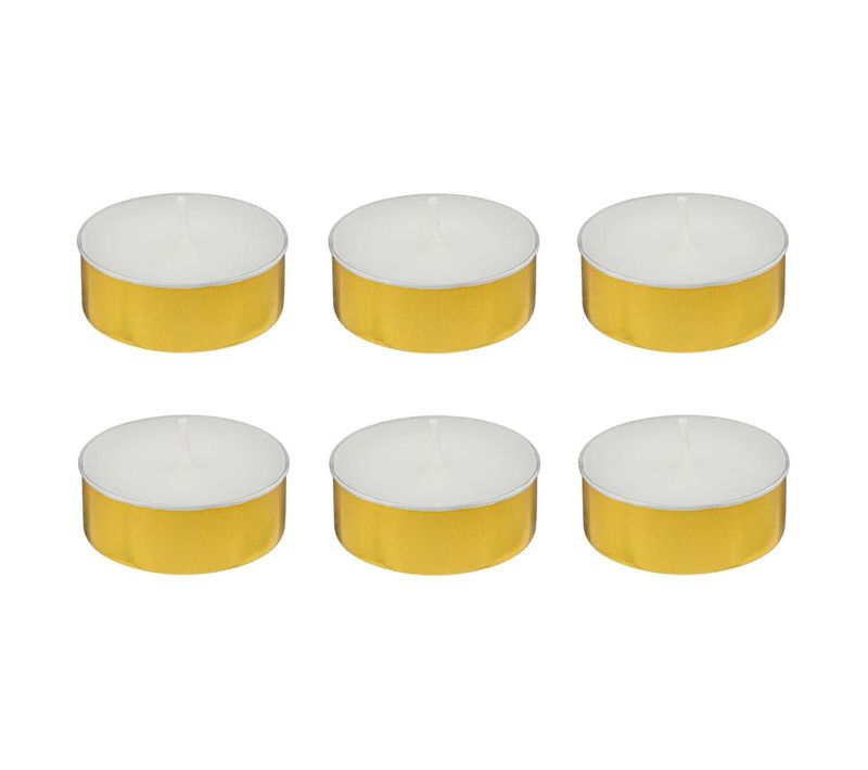 Lot De 6 Bougies Chauffe-plat Parfumées "izor" 3,7cm Fleur De Coton