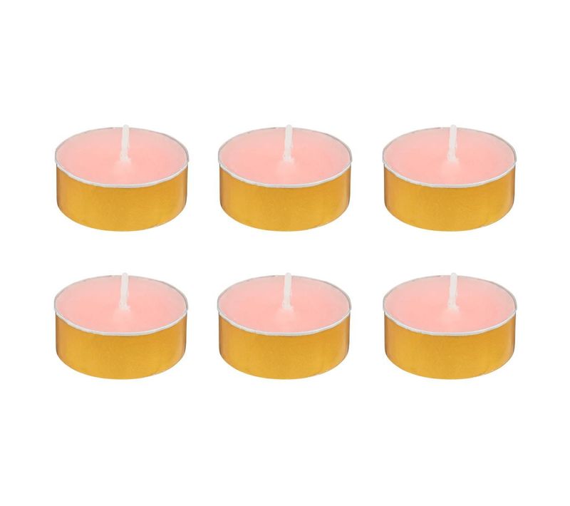 Lot De 6 Bougies Chauffe-plat Parfumées "izor" 3,7cm Jasmin