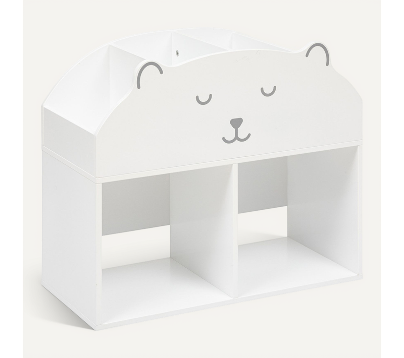 Meuble De Rangement En Bois Blanc Déco Ourson