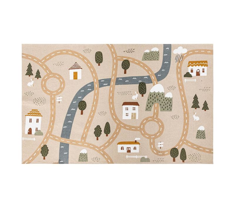 Tapis Enfant Route Niels Jute 100x150cm