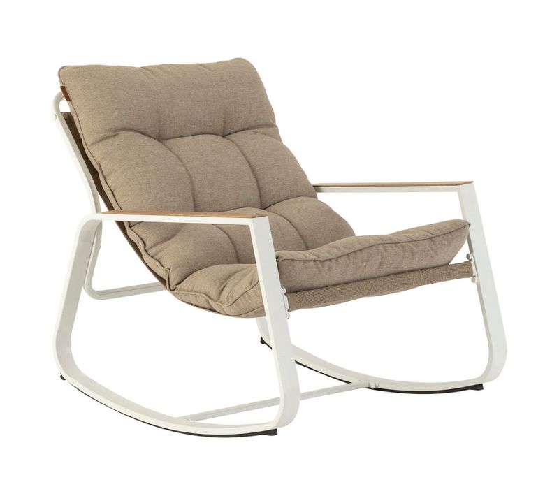 Fauteuil À Bascule Felinio Taupe Hespéride