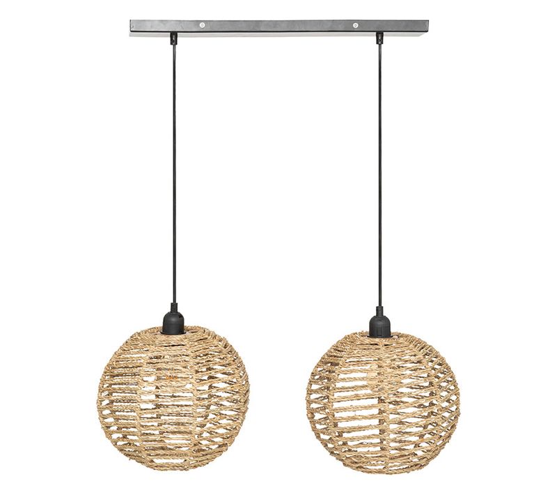 Suspension X2 Rotin Rana Naturel Atmosphera