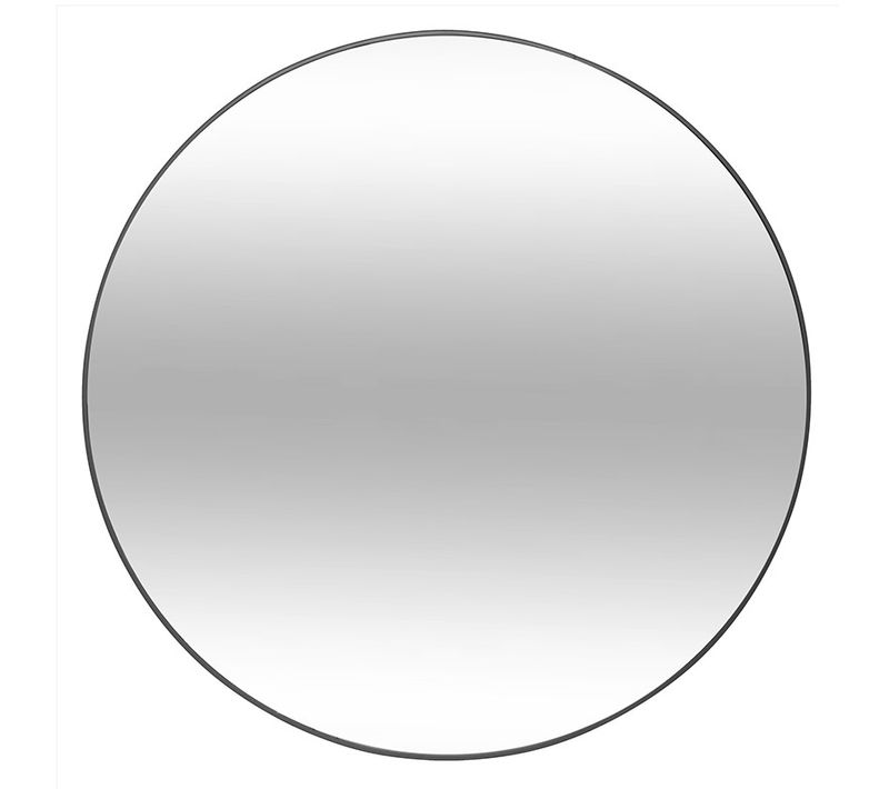 Miroir Rond D110 Alice Noir Atmosphera
