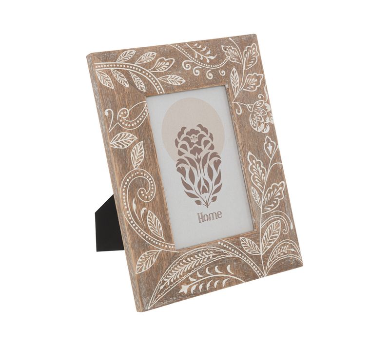 Cadre Photo à Poser Orné De Motifs Pour Photo 10 X 15 Cm