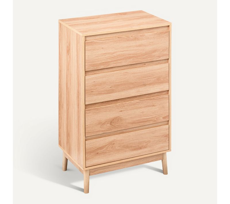 Commode 4 Tiroirs Abana Naturel 5five