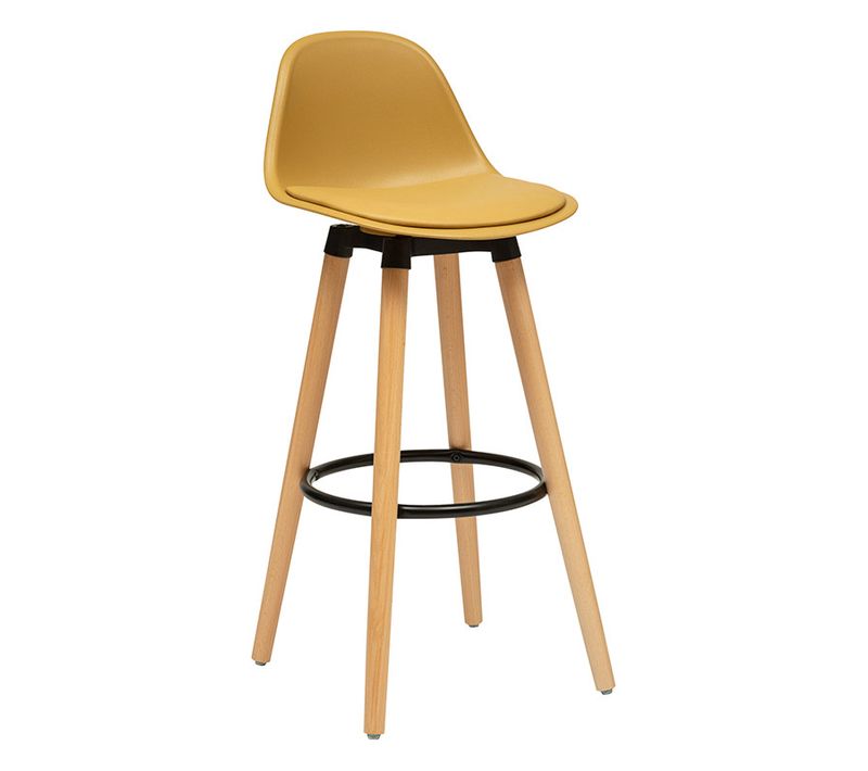 Tabouret Bar Maxon Simili Ocre Atmosphera