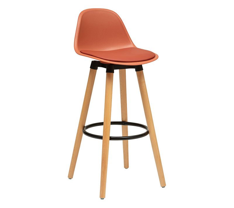 Tabouret Bar Maxon Simili Terracotta Atmosphera