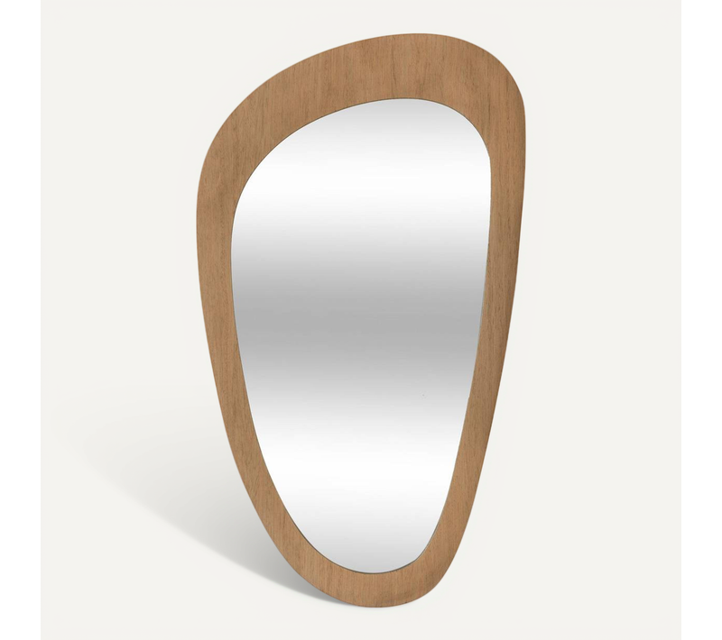 Miroir Organique "sophie" 70x40cm Marron