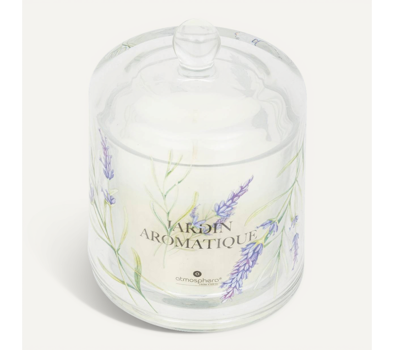 Bougie Parfumée Oudy 240g Avec Cloche Verre Patchouli