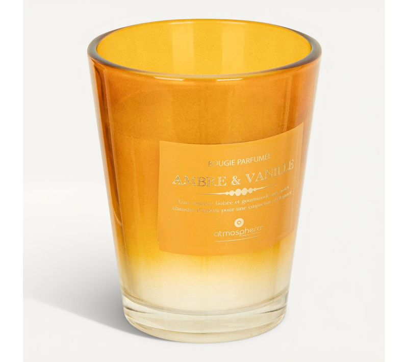 Bougie Parfumée Alma 270g Pot Verre Ambre
