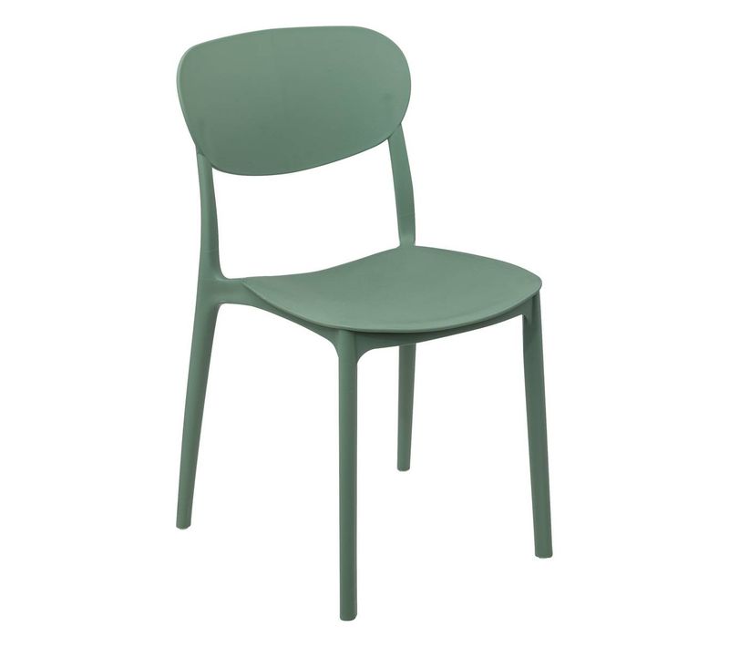 Chaise Empilable Plastique Vert "plasta"