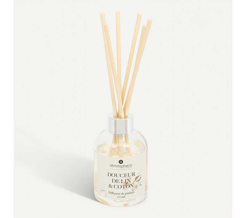 Diffuseur De Parfum Oudy 100ml Verre Douceur De Lin