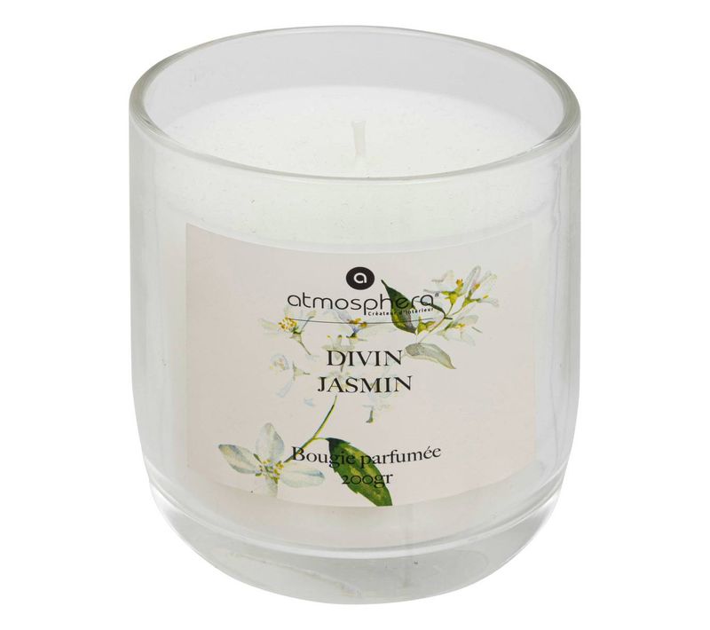 Bougie Parfumée Cloche "oudy" 200g Jardin D'été Et Jasmin