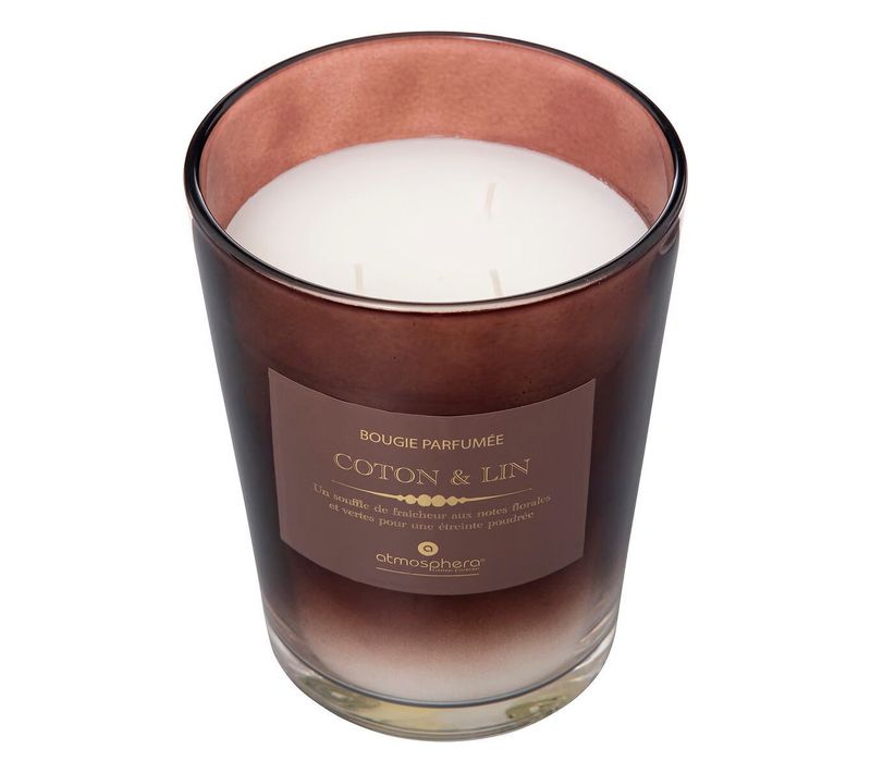 Bougie Parfumée "alma" 855g Coton et Lin