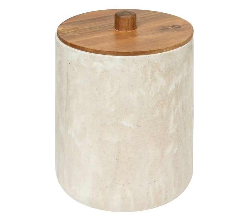 Poubelle "côme" 5l Effet Travertin