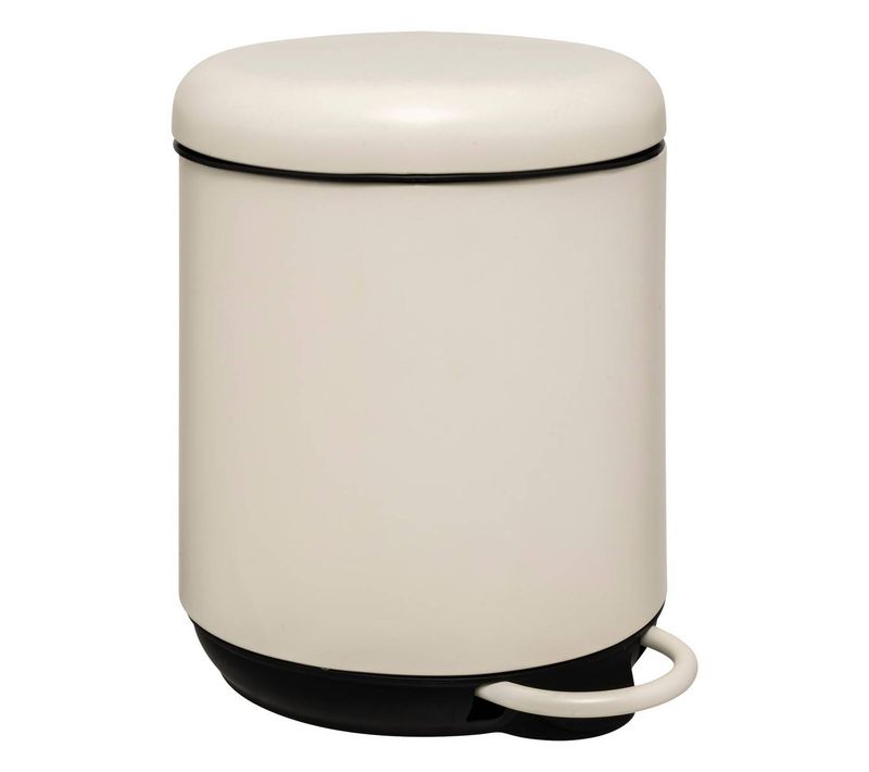 Poubelle "duo" 5l Ivoire