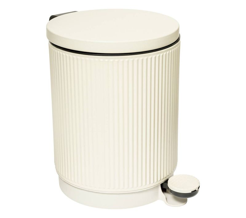 Poubelle "onyx" 5l Lin