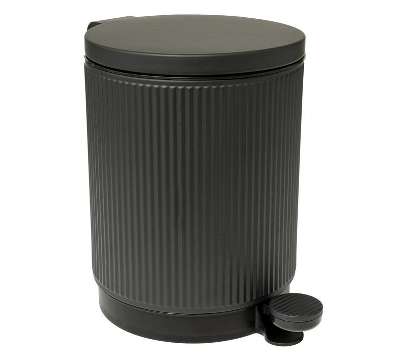 Poubelle "onyx" 5l Ardoise