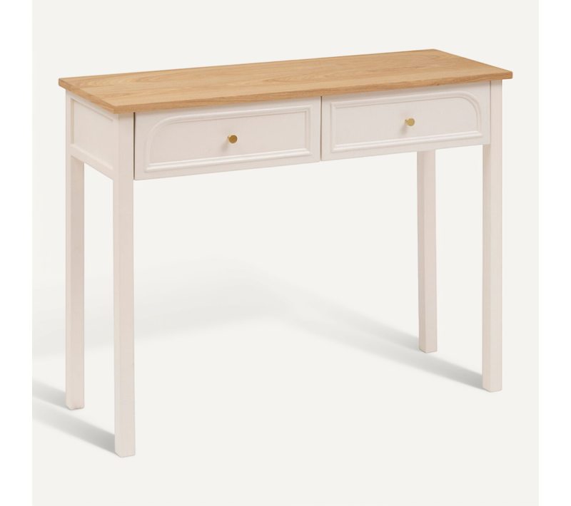 Console 2 Tiroirs Mohea Ivoire