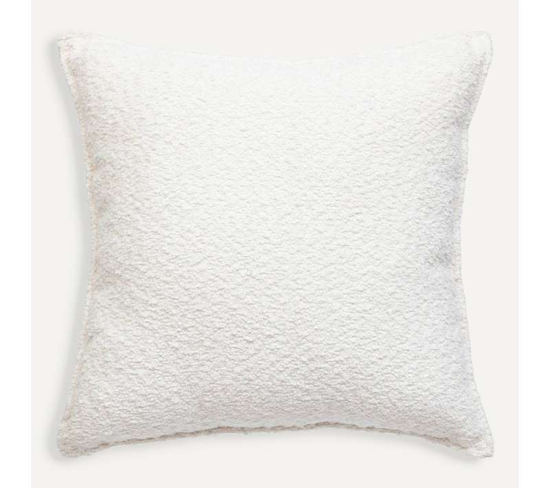 Coussin Bouclette Soana Blanc Ivoire 45x45cm