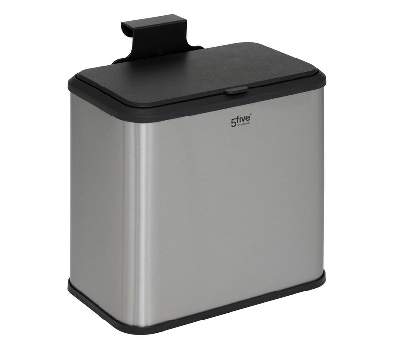 Poubelle à Compost En Acier Inox Finition Mat 5 Litres