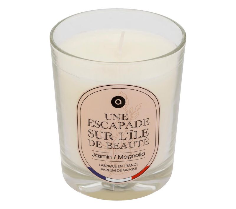 Bougie Parfumée En Verre "nibi" 180g Jasmin et Magnolia