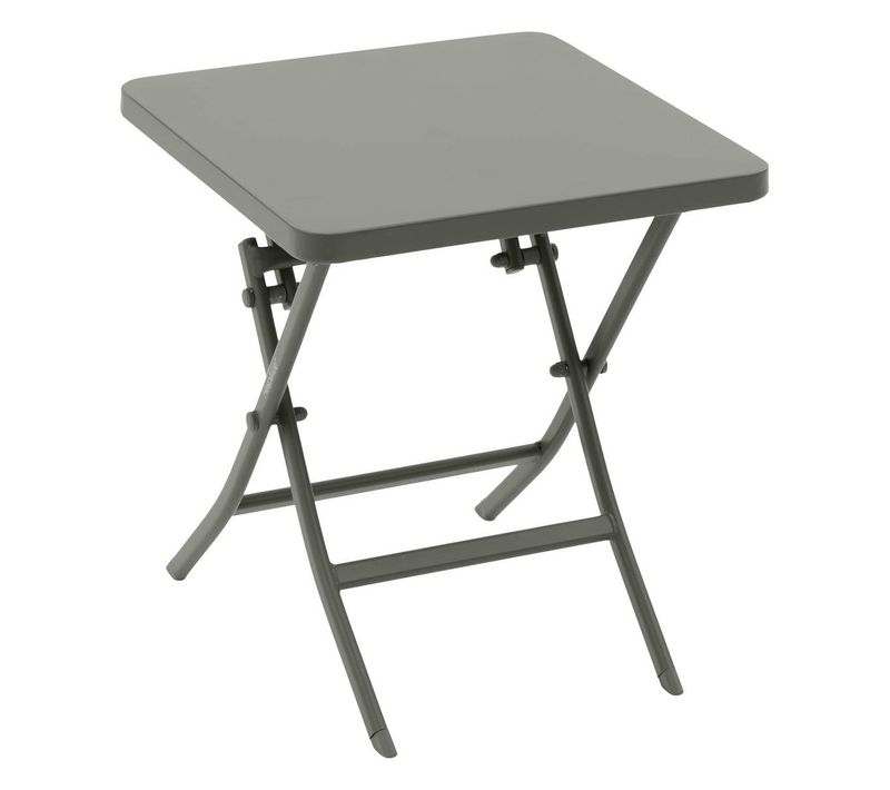 Table D'appoint De Jardin Carrée "greensboro" Vert Laurier 40 X 40cm En Acier