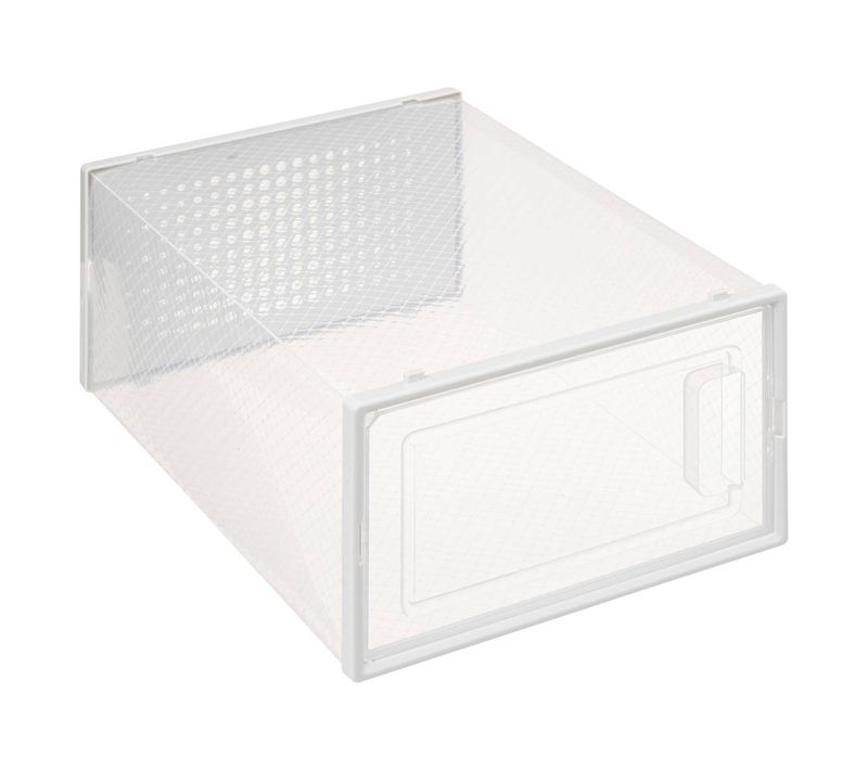 Boîte Range-chaussures "stak" L En Plastique