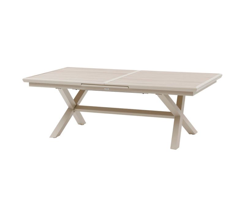 Table Extérieure Extensible 10p. Axiome Effet Bois Et Argile