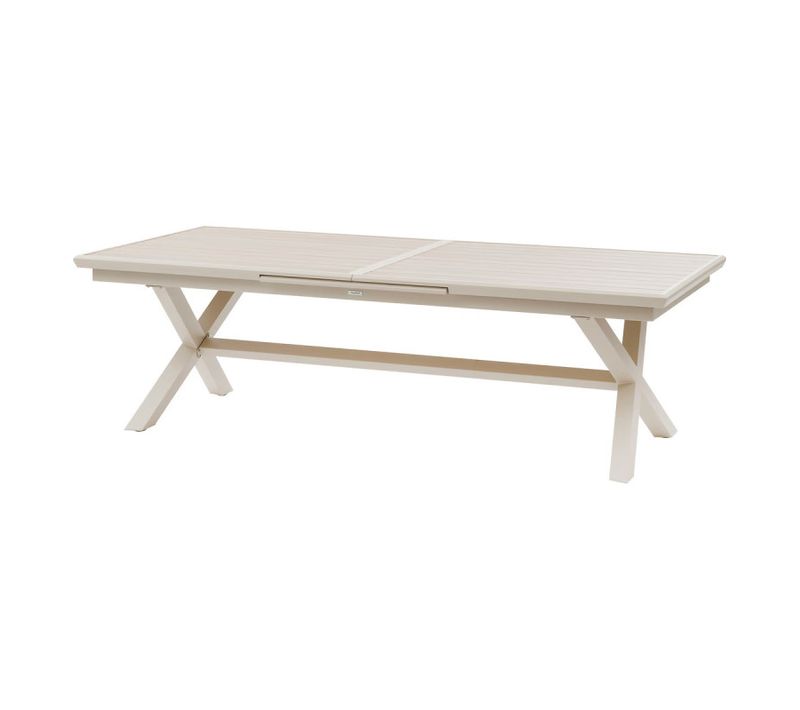 Table Extérieure Extensible 12p. Axiome Effet Bois Et Argile