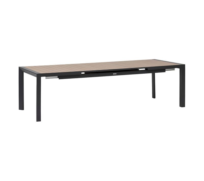 Table Extensible 10p Evasion Effet Bois Honney / Graphite