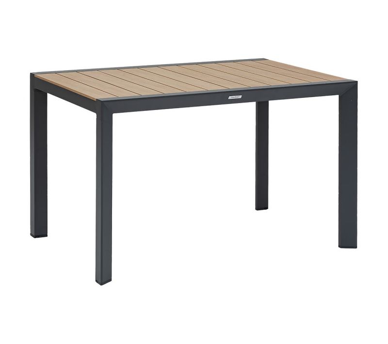 Table Fixe Carrée 4p Evasion Honey/graphite