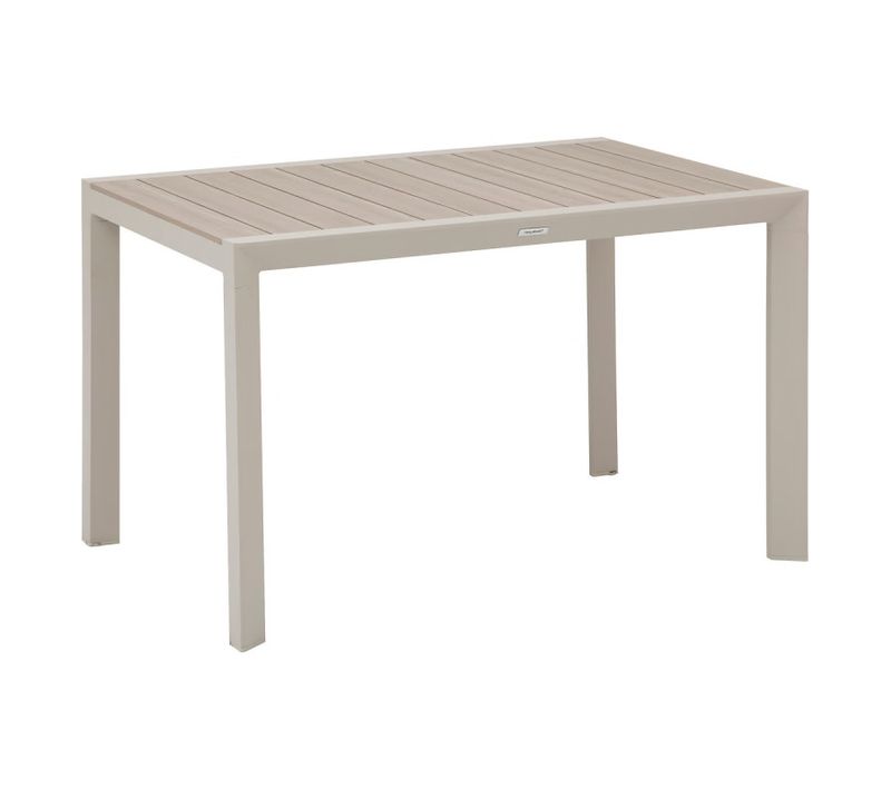 Table Fixe Carrée 4p Evasion Lin/argile