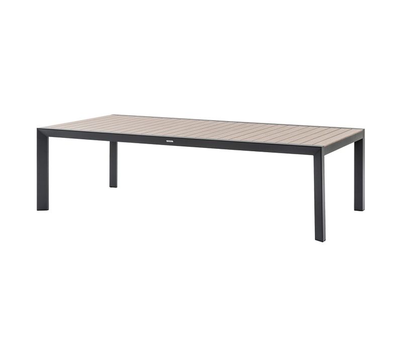 Table De Jardin Fixe En Aluminium Effet Bois 12 Places Evasion - Honey Et Graphite