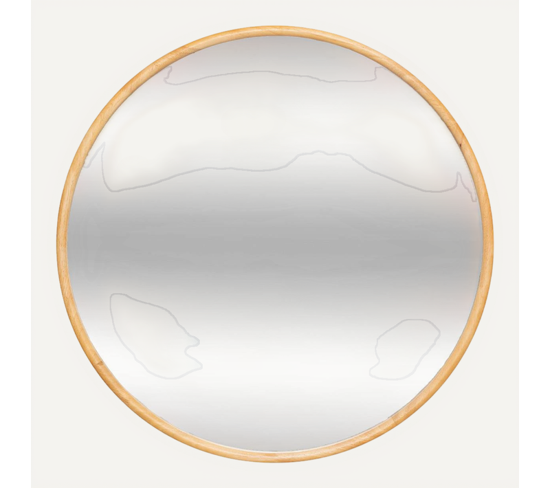 Miroir "kim" Marron D75cm