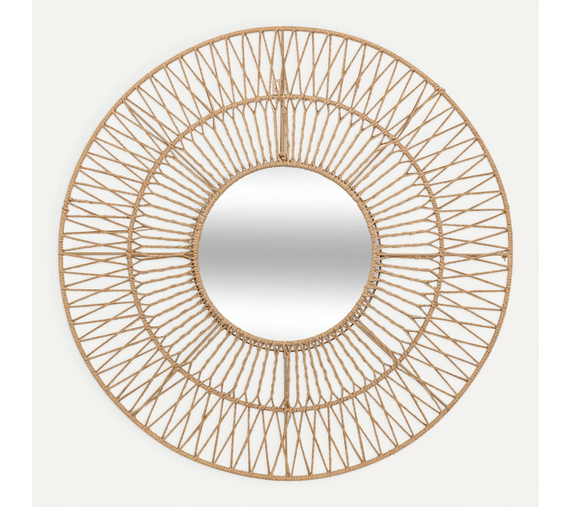 Miroir Corde Millie Beige H75cm