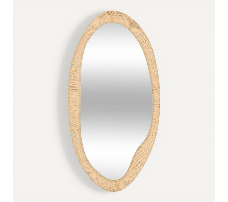 Miroir Corde Organique Laia Beige H114cm
